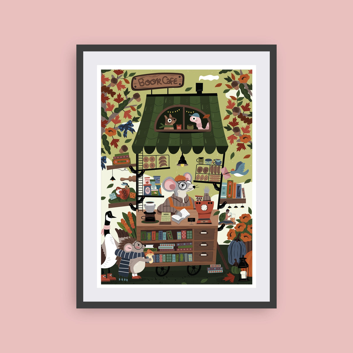 The Little Book Café Canvas