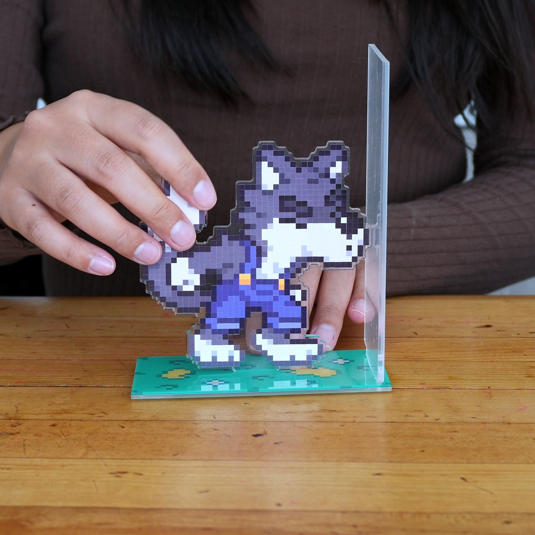 Three Little Pigs Acrylic Bookends