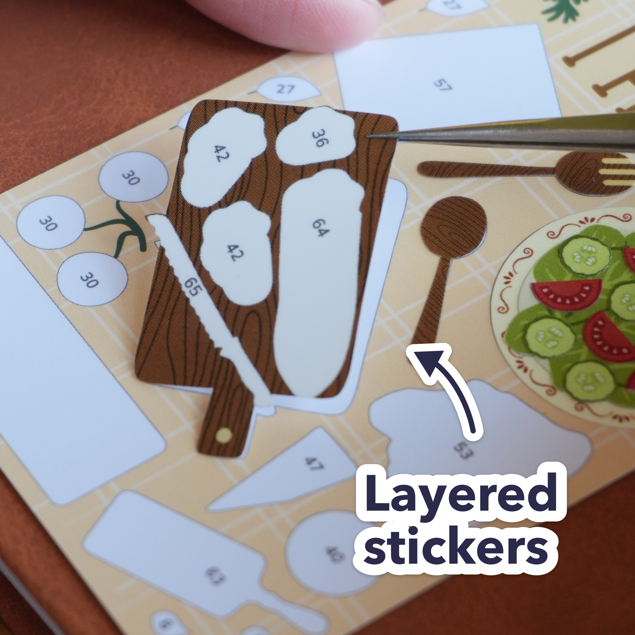Vexyls Sticker by Number Bookmarks